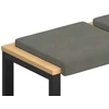 Suoliuko pagalvė 2 vnt. mančester Šviesiai pilka Gylis 35 cm