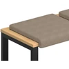 Suoliuko pagalvė 2 vnt. Mikropluoštas Taupe Gylis 35 cm