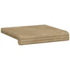 Suoliuko pagalvė 2 vnt. Pūkuota korduroja Taupe Gylis 35 cm