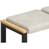 Suoliuko pagalvė 4 vnt. Aksomas Kreminė Gylis 35 cm