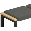 Suoliuko pagalvė 4 vnt. mančester Tamsiai pilka Gylis 35 cm