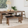 Suoliuko pagalvė 4 vnt. Mikropluoštas Juoda Gylis 35 cm