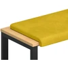 Suoliuko pagalvė Aksomas Geltona Gylis 35 cm