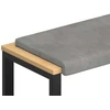 Suoliuko pagalvė Aksomas Šviesiai pilka Gylis 35 cm
