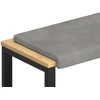 Suoliuko pagalvė Aksomas Šviesiai pilka Gylis 35 cm
