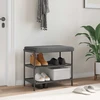 Suoliuko pagalvė Aksomas Tamsiai pilka Gylis 35 cm
