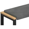 Suoliuko pagalvė Aksomas Tamsiai pilka Gylis 35 cm