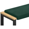 Suoliuko pagalvė Aksomas Tamsiai žalia Gylis 35 cm