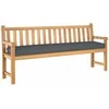 Pallet pagalvė Antracitas 200 x 40 x 8 cm Oksfordo audinys