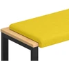 Suoliuko pagalvė Audinys Šviesi geltona Gylis 35 cm