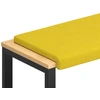 Suoliuko pagalvė Audinys Šviesi geltona Gylis 35 cm