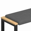 Suoliuko pagalvė Audinys Tamsiai pilka Gylis 35 cm