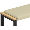 Suoliuko pagalvė Dirbtinė oda Kreminė Gylis 35 cm