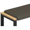 Suoliuko pagalvė Dirbtinė oda Pilka Gylis 35 cm