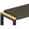 Suoliuko pagalvė Dirbtinė oda Pilka Gylis 35 cm
