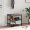 Suoliuko pagalvė Dirbtinė oda Pilka Gylis 35 cm