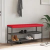 Suoliuko pagalvė Dirbtinė oda Raudona Gylis 35 cm