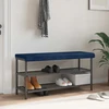 Suoliuko pagalvė Pūkuota korduroja Jūrinė mėlyna Gylis 35 cm