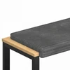 Suoliuko pagalvė Pūkuota korduroja Šviesiai pilka Gylis 35 cm