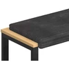 Suoliuko pagalvė Pūkuota korduroja Tamsiai pilka Gylis 35 cm