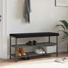 Suoliuko pagalvė Tekstūruotas aksomas Juoda Gylis 35 cm