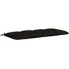 Suoliuko pagalvė VIANEN 100% poliesteris Juoda 150 x 60 x 12 cm