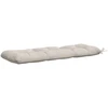 Suoliuko pagalvė VIANEN 100% poliesteris Balta 100 x 40 x 12 cm