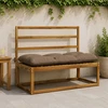 Suoliuko pagalvė VIANEN 100% poliesteris Taupe 130 x 50 x 12 cm