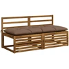 Suoliuko pagalvė VIANEN 100% poliesteris Taupe 140 x 60 x 12 cm