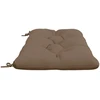 Suoliuko pagalvė VIANEN 100% poliesteris Taupe 100 x 60 x 12 cm