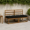 Suoliuko pagalvė VIANEN 100% poliesteris Juoda 170 x 60 x 12 cm