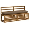 Suoliuko pagalvė VIANEN 100% poliesteris Taupe 160 x 30 x 12 cm