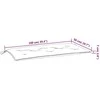 Suoliuko pagalvėlės, 2vnt., įvairių spalvų, 100x50x7cm, audinys