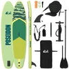 SUP lenta su sėdyne 2-in-1 POSEIDON 366 x 81 x 15 cm Žalia