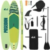 SUP lenta su sėdyne 2-in-1 POSEIDON 366 x 81 x 15 cm Žalia