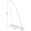 SUP plunksna 3,5 x 18 x 21,5 cm Nailonas Juoda