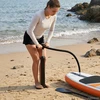 SUP rankinė pompa su manometru Juoda 24 x 7,5 x 58 cm PP