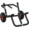 Baidarės vežimėlis, aliuminis, sulankstomas, 90kg