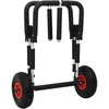 Baidarės vežimėlis, aliuminis, sulankstomas, 90kg
