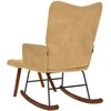Supama kėdė Brown Velvet