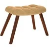 Supama kėdė Brown Velvet