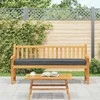 Pallet pagalvių rinkinys 2 pcs Antracitas 200 x 40 x 8 cm
