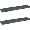 Pallet pagalvių rinkinys 2 pcs Antracitas 200 x 40 x 8 cm