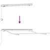Markizės rėmas Balta 2,5 x 2 m metalas