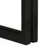 Suklijuotas stalas 3 vnt. Ruda ir juoda 50 x 40 x 45 cm