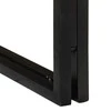 Suklijuotas stalas 3 vnt. Ruda ir juoda 82 x 40 x 45 cm