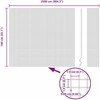 Suvirintas vielos tvora su stulpeliais 25 x 1,4 m Žalia