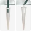 Suvirintas vielinis tvoras su smailiais galais Plienas ir PVC