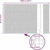 Suvirinto vielos tvoros 10000 x 40 cm Sidabro