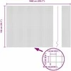 Suvirintas vielos tvora su stulpeliais 10 x 1,5 m Sidabrinė